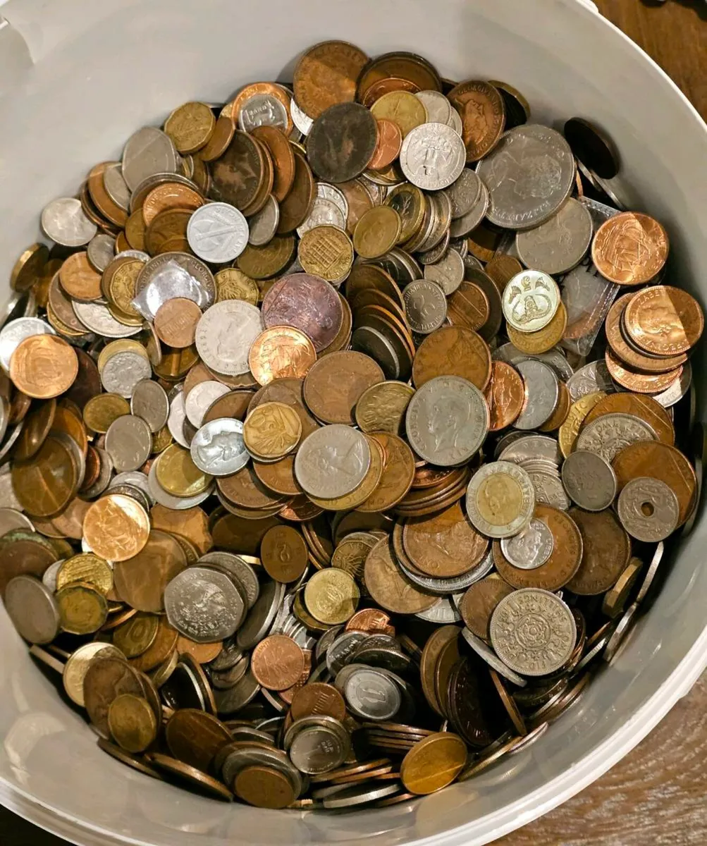 Coin lot mixed world uk usa europe asia etc - Image 4