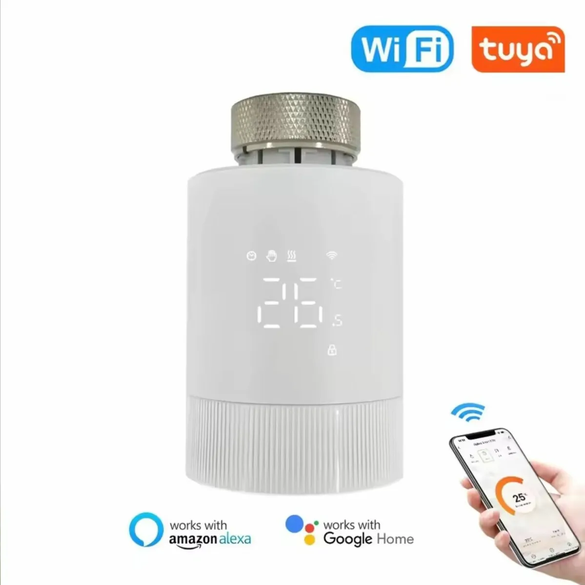 Smart WiFi Thermostatic Radiator Valve Actuators S - Image 1