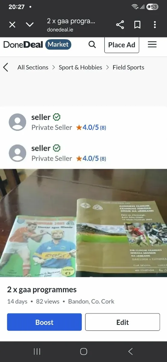 2 x gaa programmes