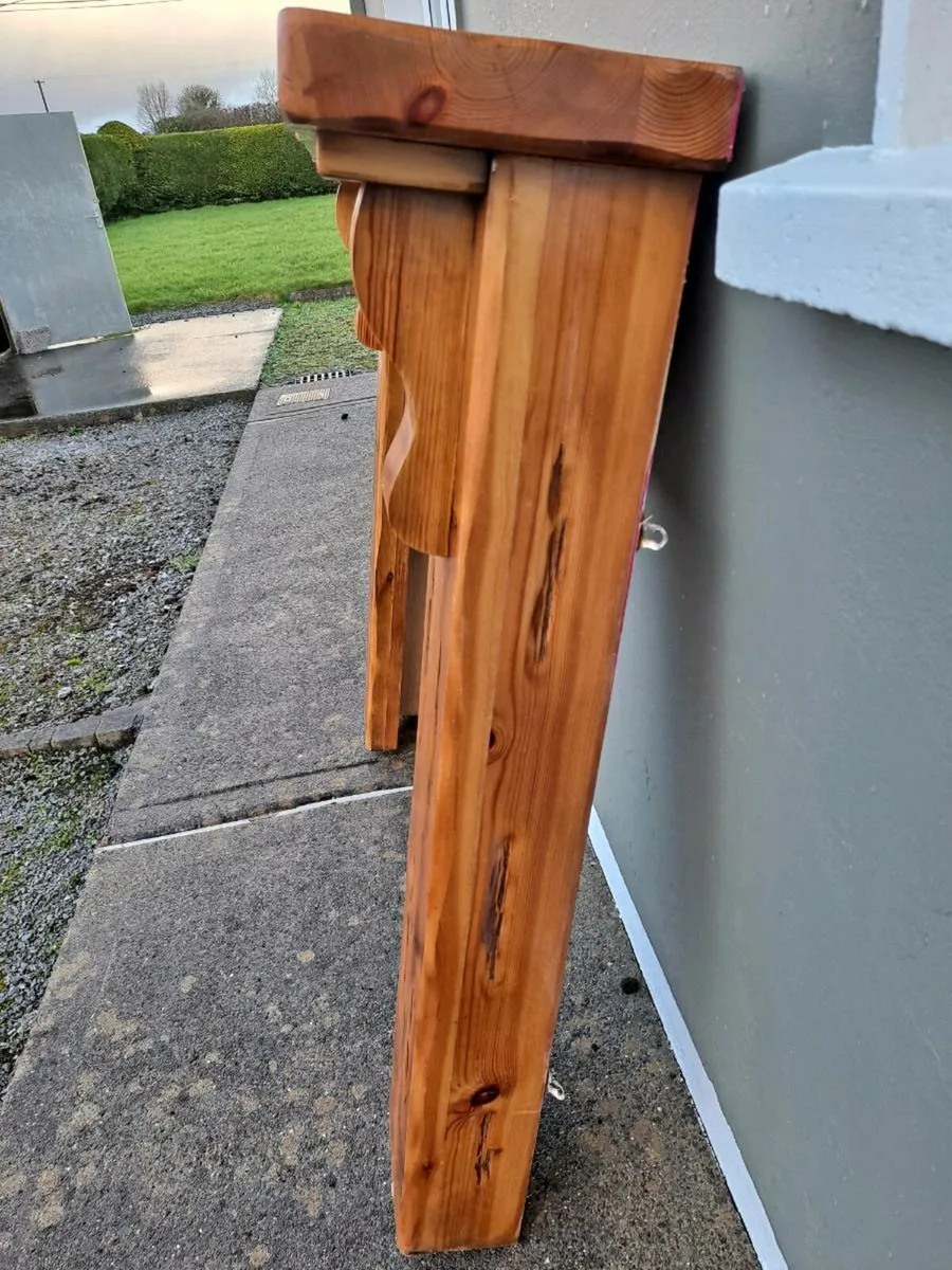 Wooden fire surround - Image 4