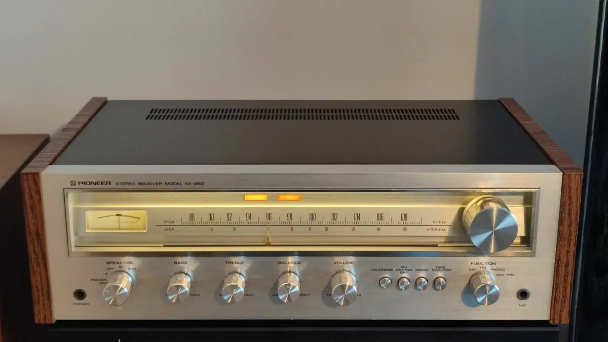 Vintage Pioneer SX-450 Receiver. Cleaned. VGC - Image 1