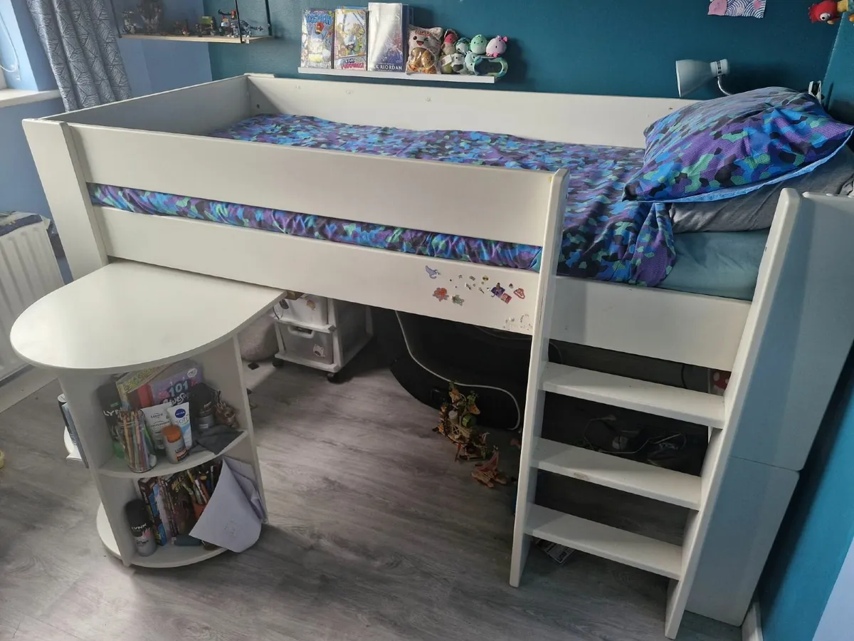 Cabin bed with pull out desk - Image 2