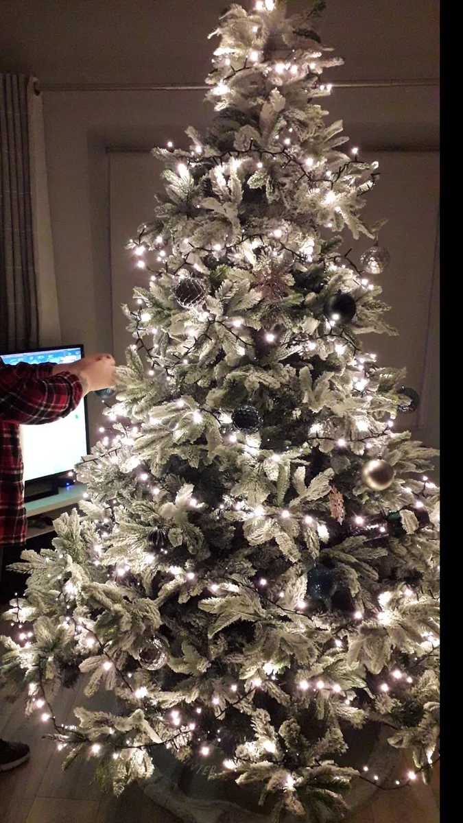 Rathwood 8ft Artificial Christmas Tree with Bag - Image 1