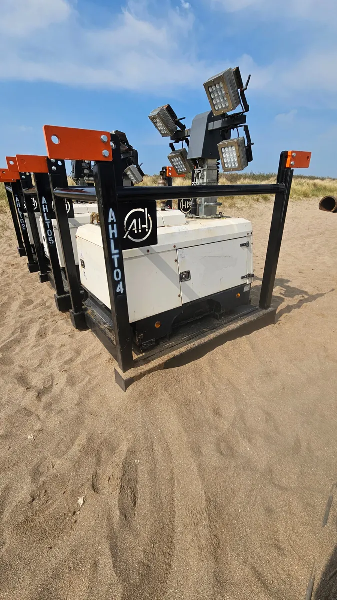 Hybrid Lighting tower hire. Towed and stationary. - Image 2
