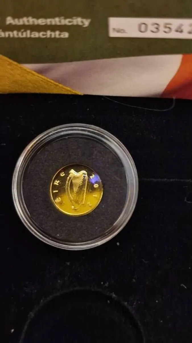 Today Price Drop! Gold 0.999 Pure Gold Coin 20e Irish - Image 2