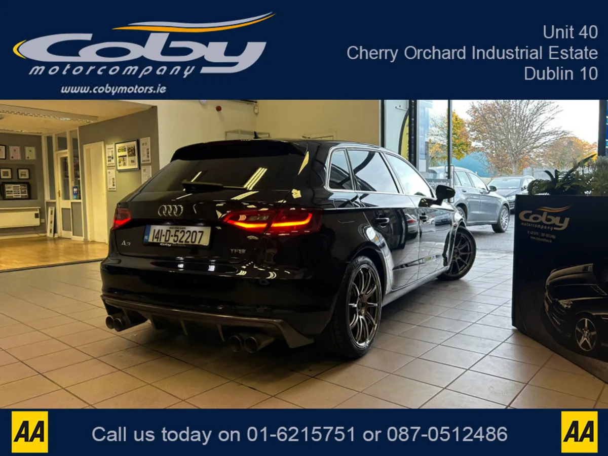 Audi A3 DBA-8VCXS. New NCT, Alloy Wheels, Sat Nav, - Image 3