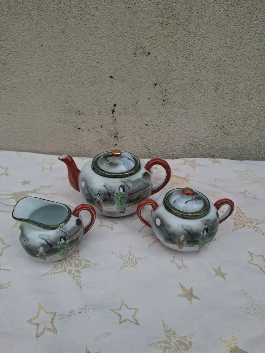 Asian china tea set postage possible