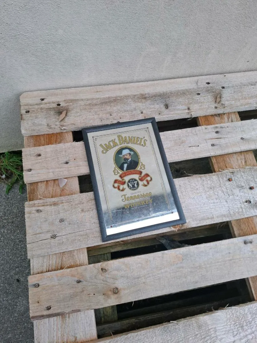 Lot of 2 jack daniels mirror - Image 2