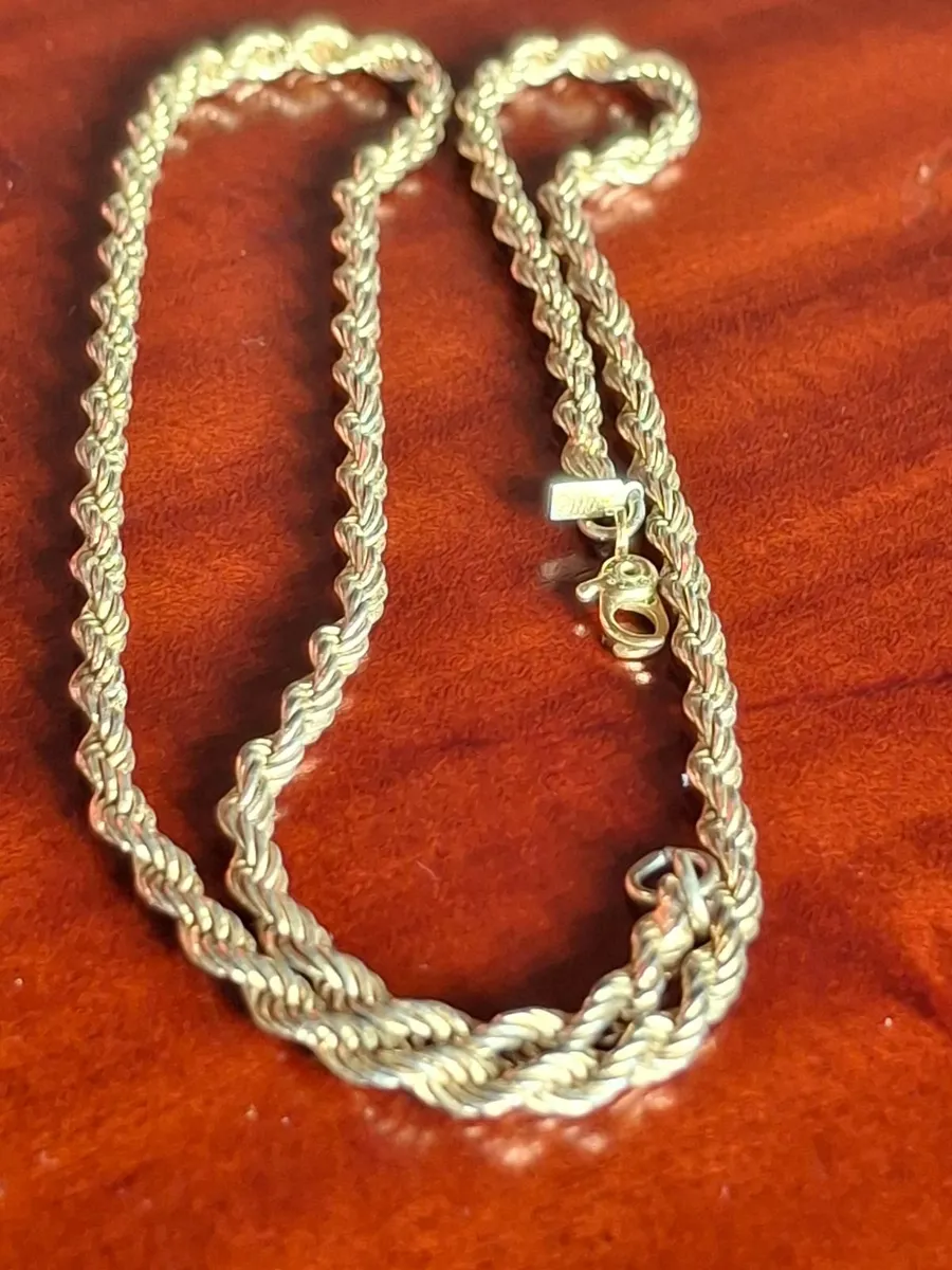 Vintage Rope Chain Necklace by MONET - Image 2