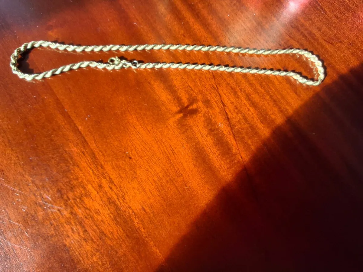 Vintage Rope Chain Necklace by MONET - Image 4