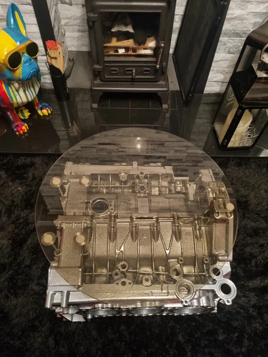 engine block coffee table porsche - Image 4