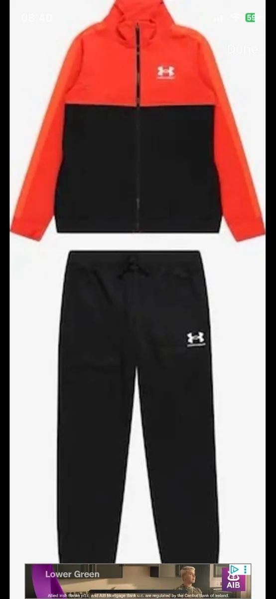 Under Armour Tracksuit 12-13yrs - Image 1