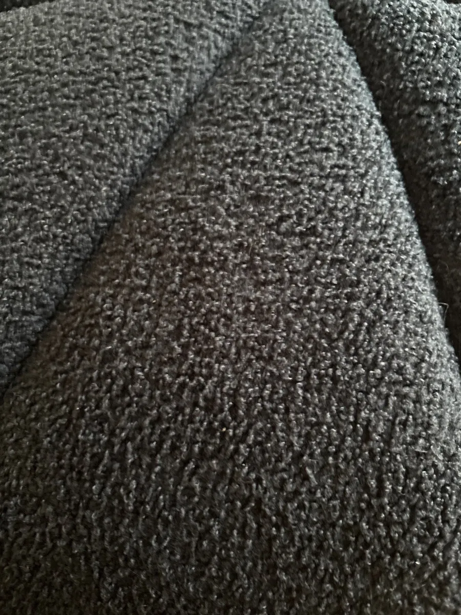 Navy 3 seat teddy sofa - Image 4