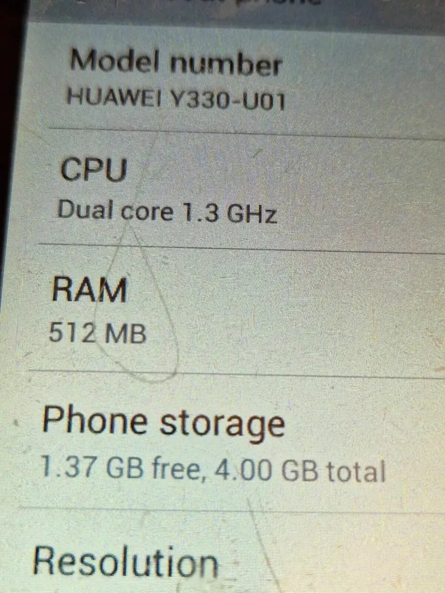 HUAWEI Mobile, Model Y330-U01, 4GB - Image 4
