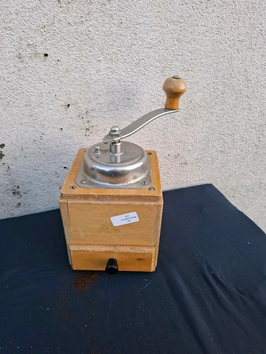 By post only vintage coffee grinder - Image 1