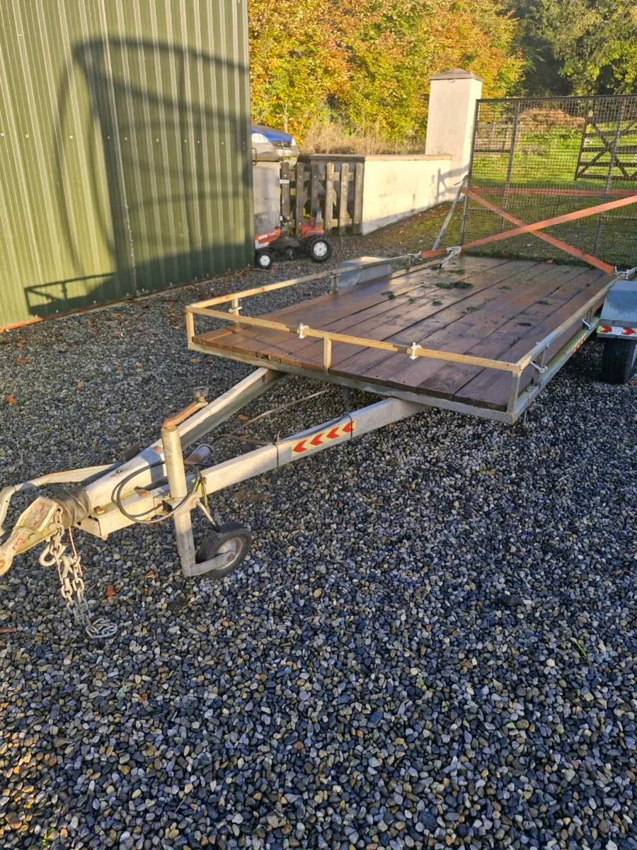 Large singe axle Trailer suit ride on mower - Image 2