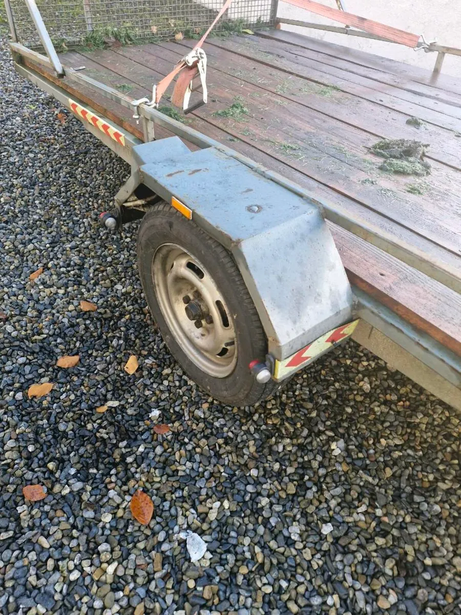 Large singe axle Trailer suit ride on mower - Image 4