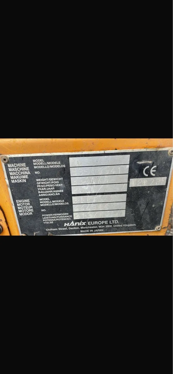 Hanix h36B digger - Image 4