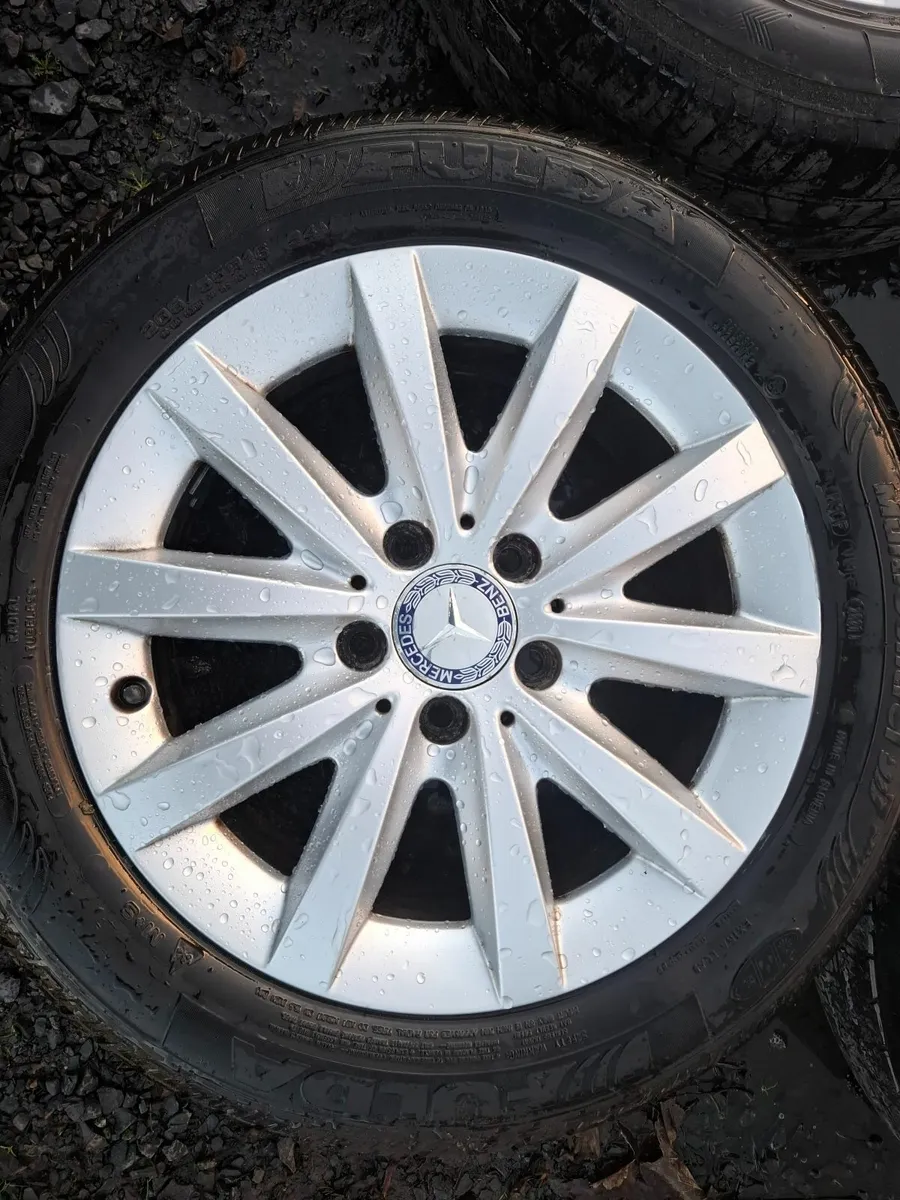 16" Genuine Mercedes A, B or C Class Alloys with t - Image 1
