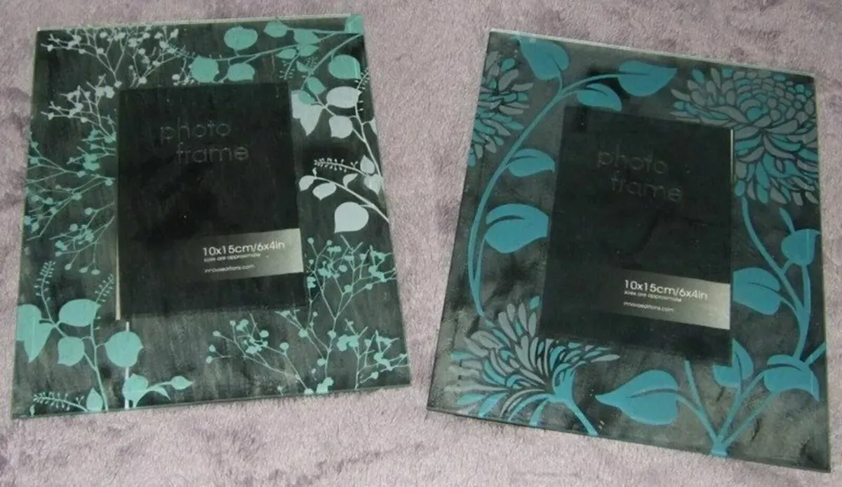BNWT Harrods Glass Photo Frames - Image 3