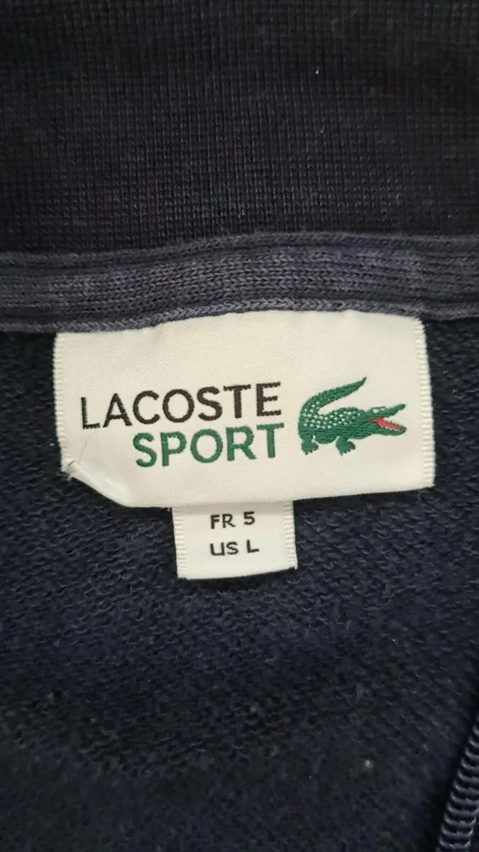 Lacoste zip up jumper - Image 4