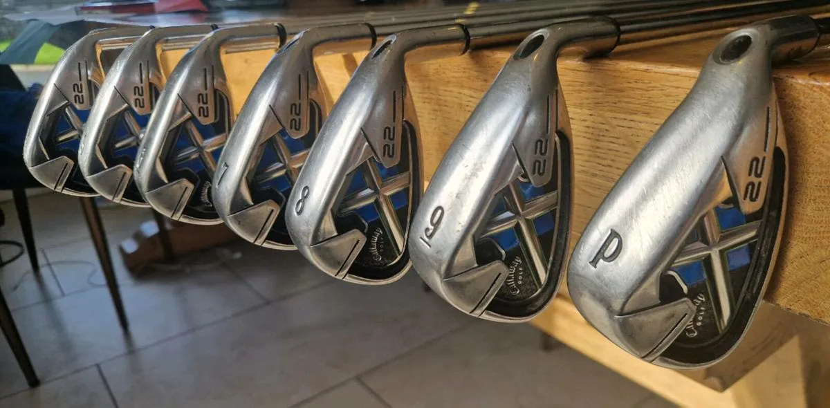 Callaway X22 Irons Stiff - Image 1