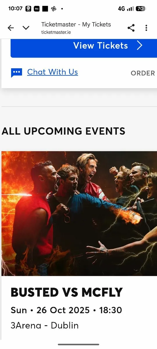 Concert tickets