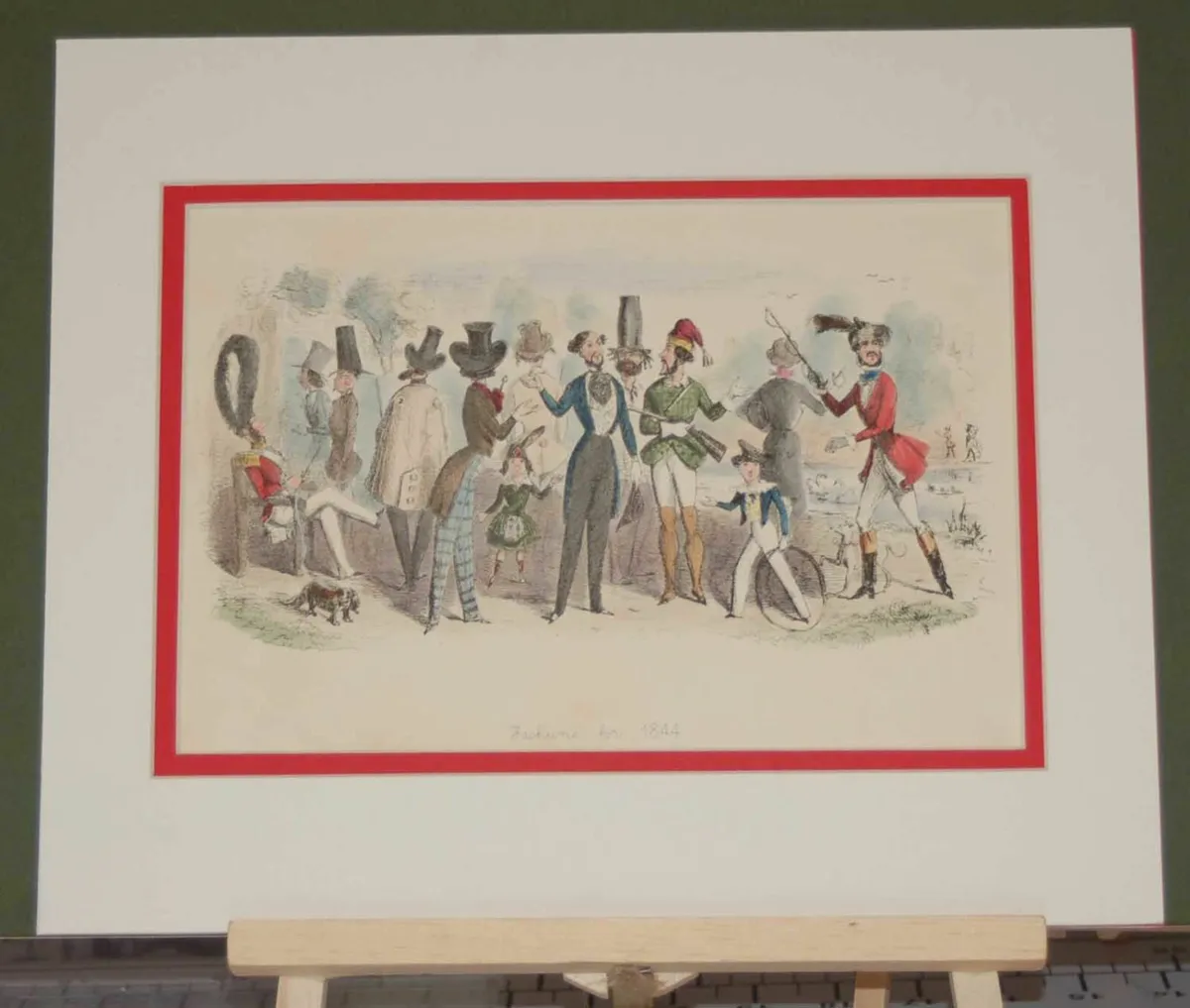 Fashion For 1844 Antique Print John Leech - Image 3