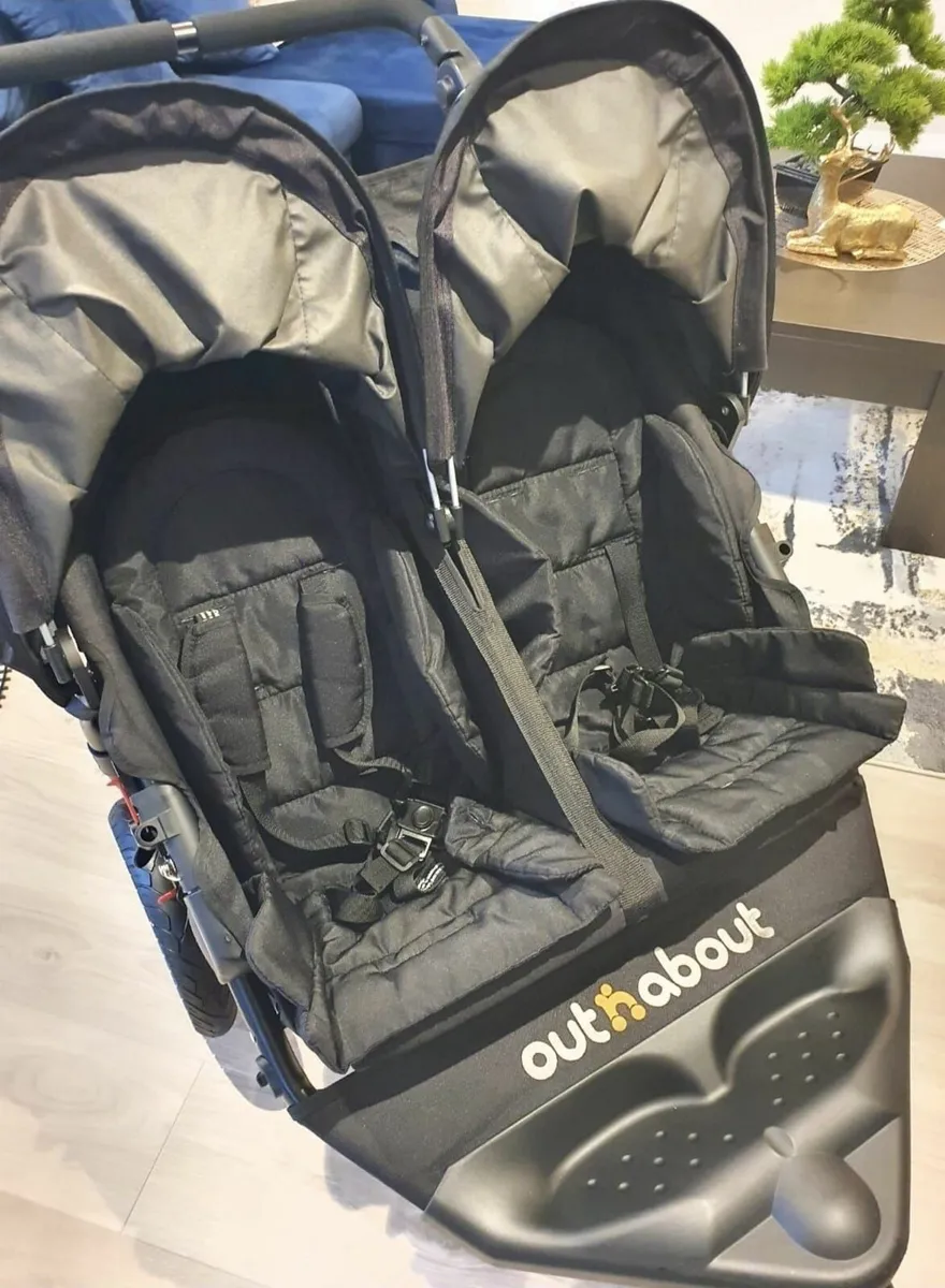 As New Out N About Double stroller footmuffs - Image 3