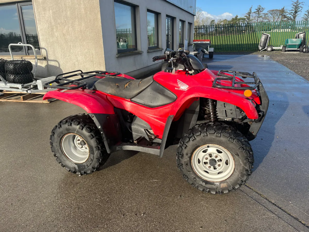 Just traded in…2010 Honda TRX 420 - Image 1