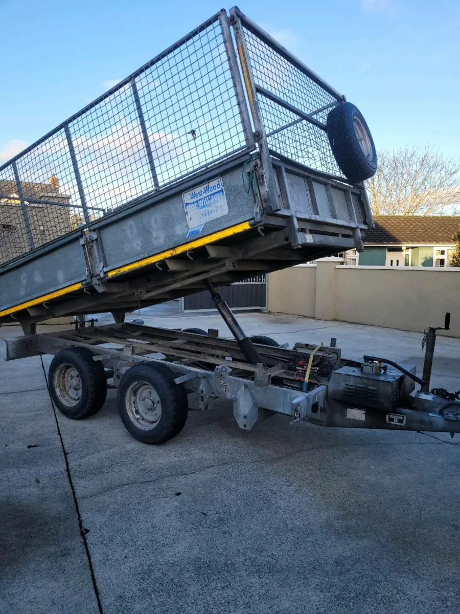 10x5'6 ifor Williams tipper trailer with creels - Image 2