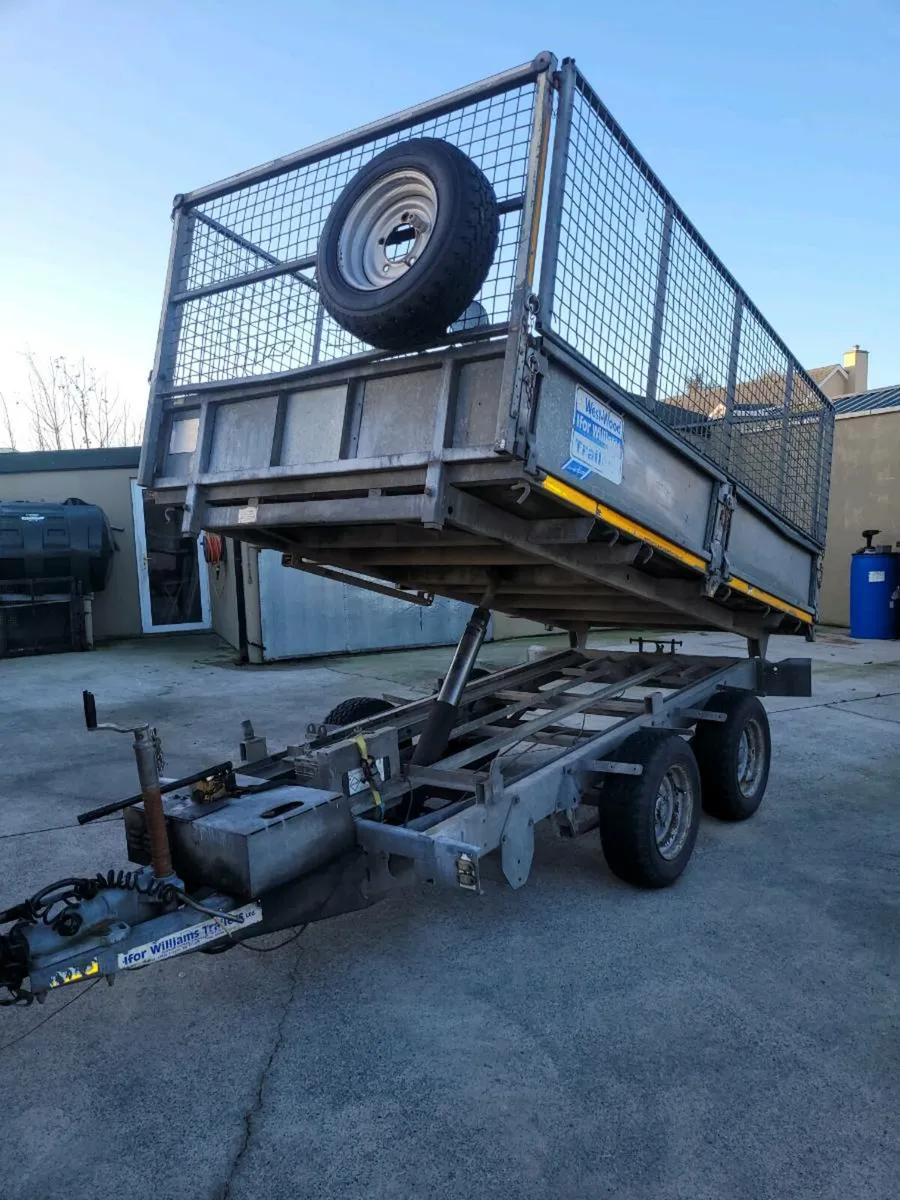 10x5'6 ifor Williams tipper trailer with creels - Image 1