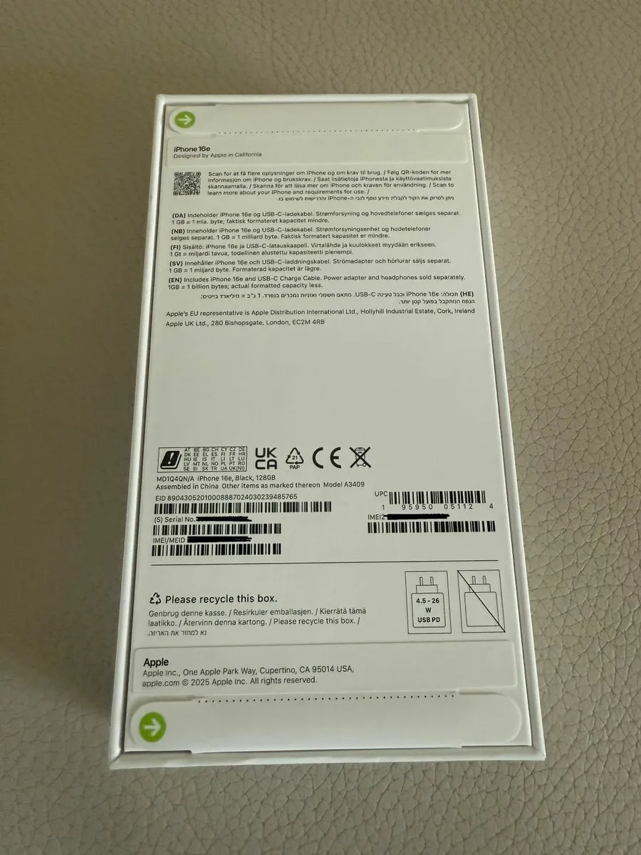 iPhone 16e 128GB THREE network - Image 2