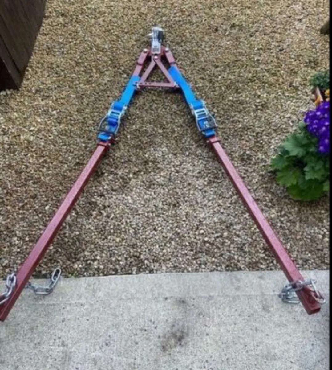 Towing a frame dolly car transporter recovery - Image 2