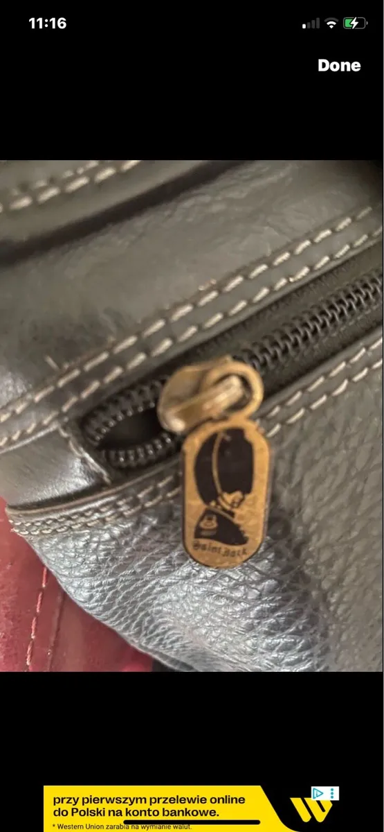 Vintage Saint Jack Laptop Bag/ Briefcase - Image 4