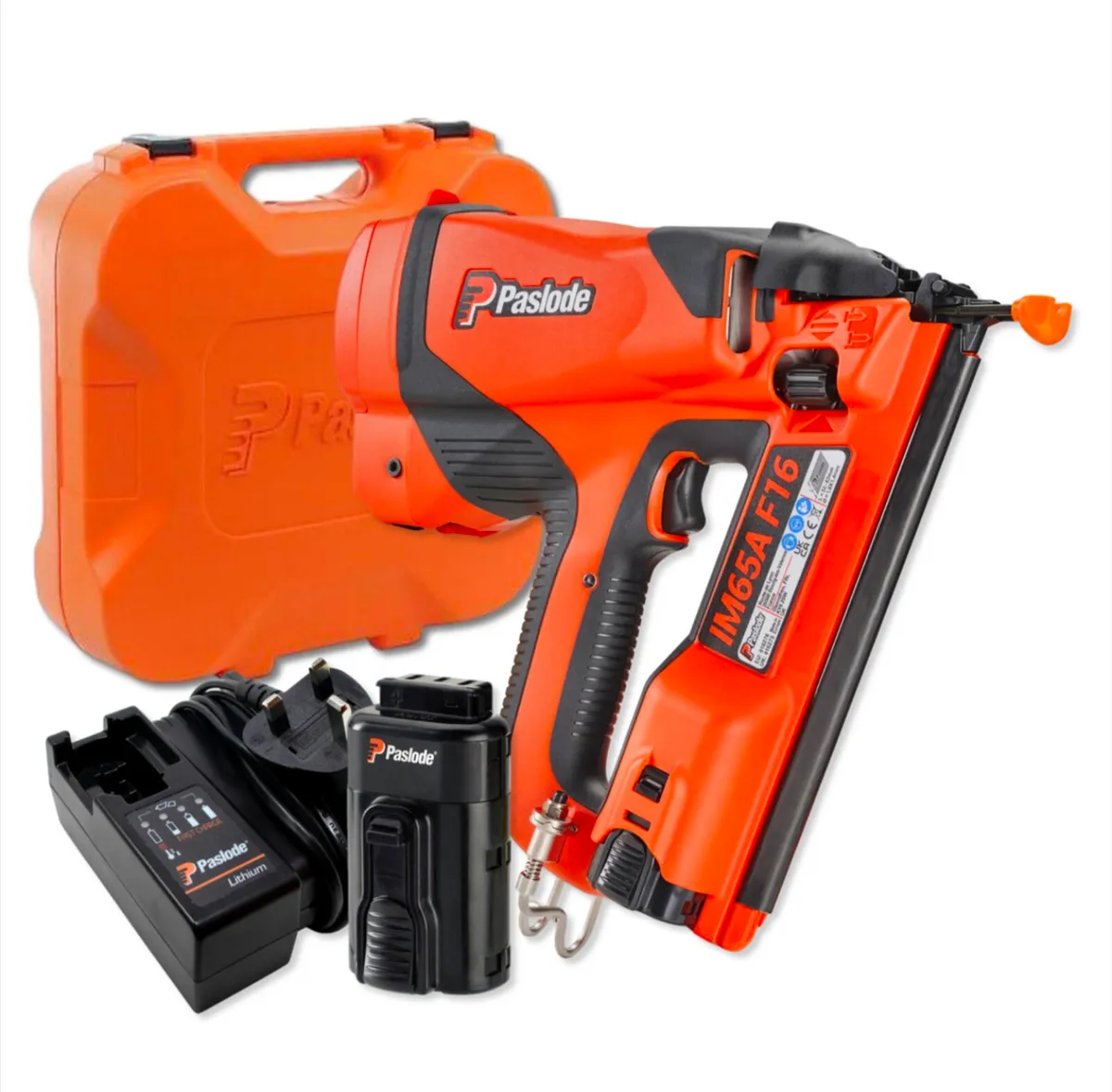 Paslode IM65A F16 Angled 2nd Fix Nail Gun Kit