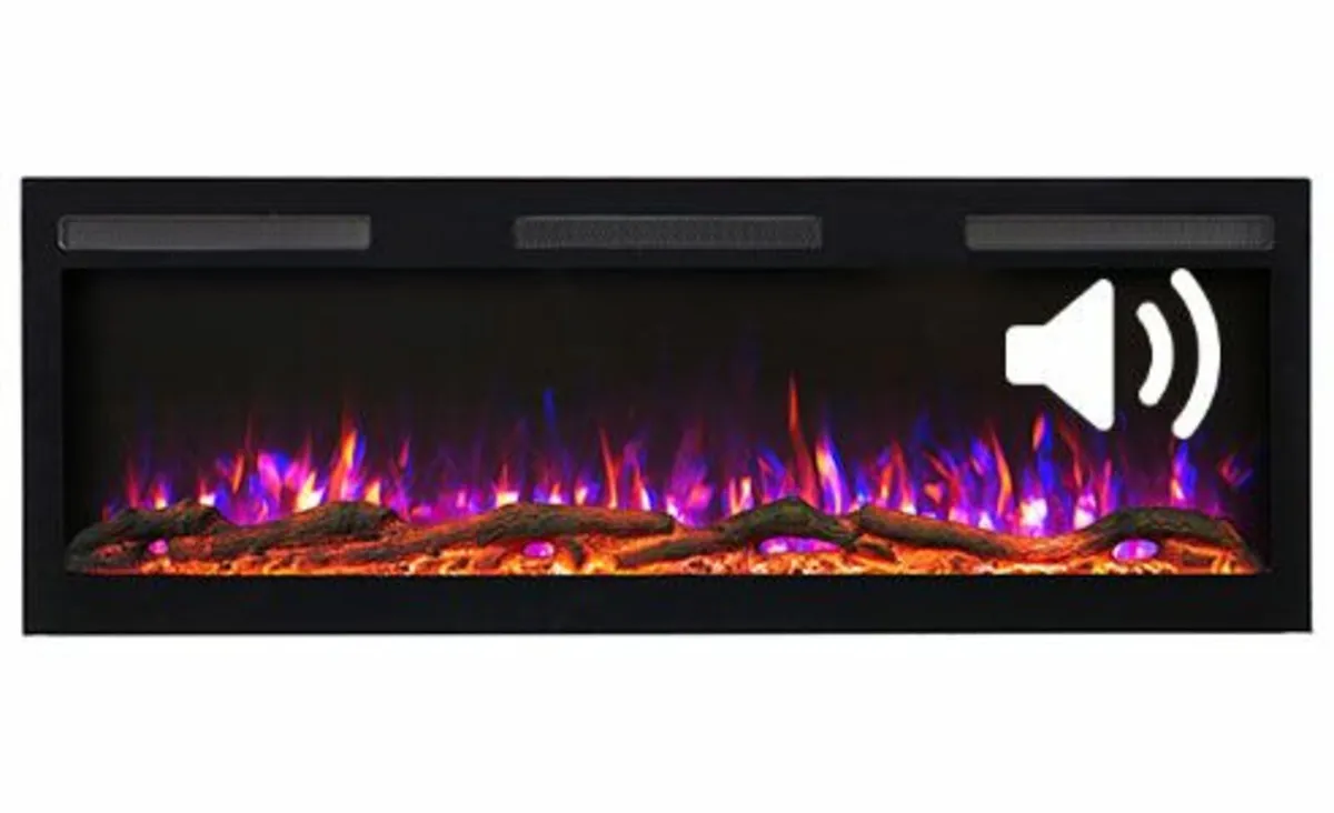 60" Smart electric fireplace FREE Delivery - Image 3