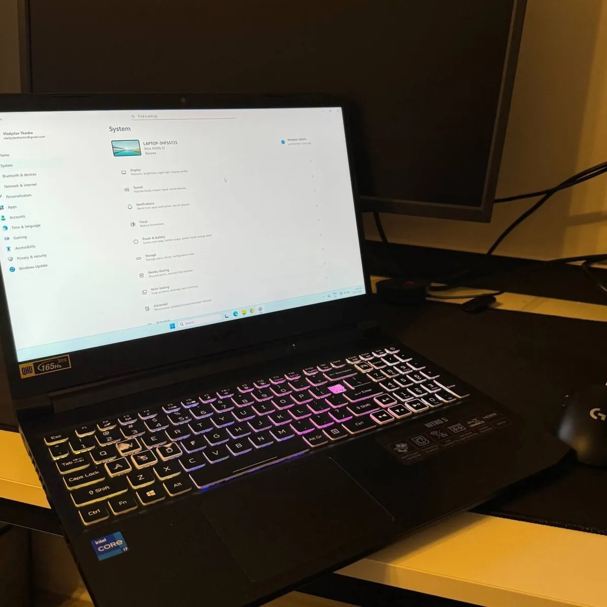 Acer Nitro 5 AN515-57 – RTX 3060 / i7-11800H / 32G - Image 2