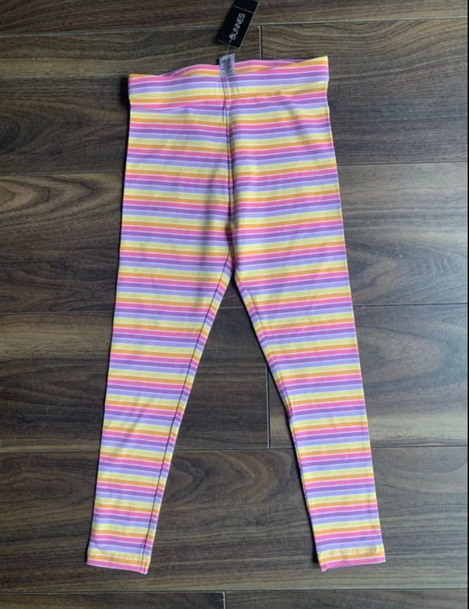 BRAND NEW Girls Colourful Leggings 7-8yrs