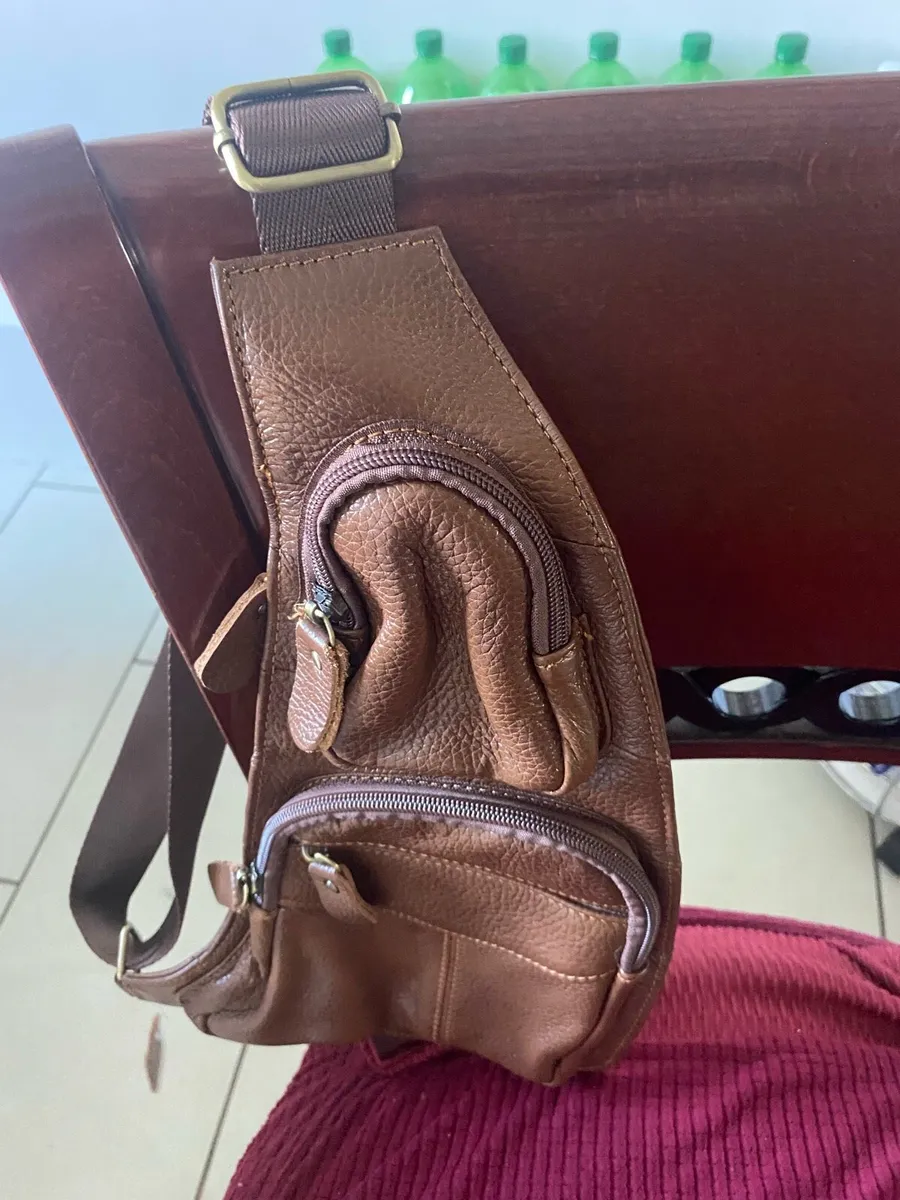 Leather Saddle/ Shoulder Bag - Image 2