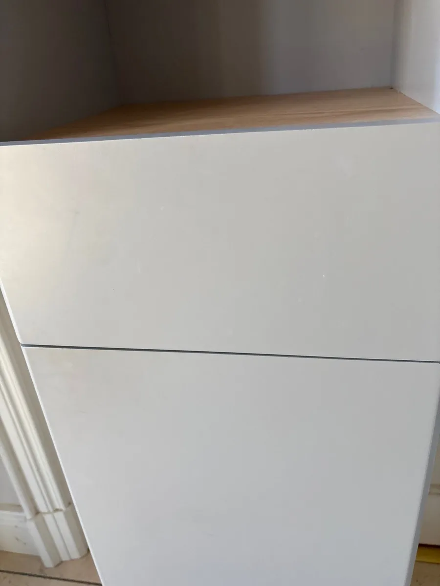 Grey tall bathroom cabinet habitat - Image 3