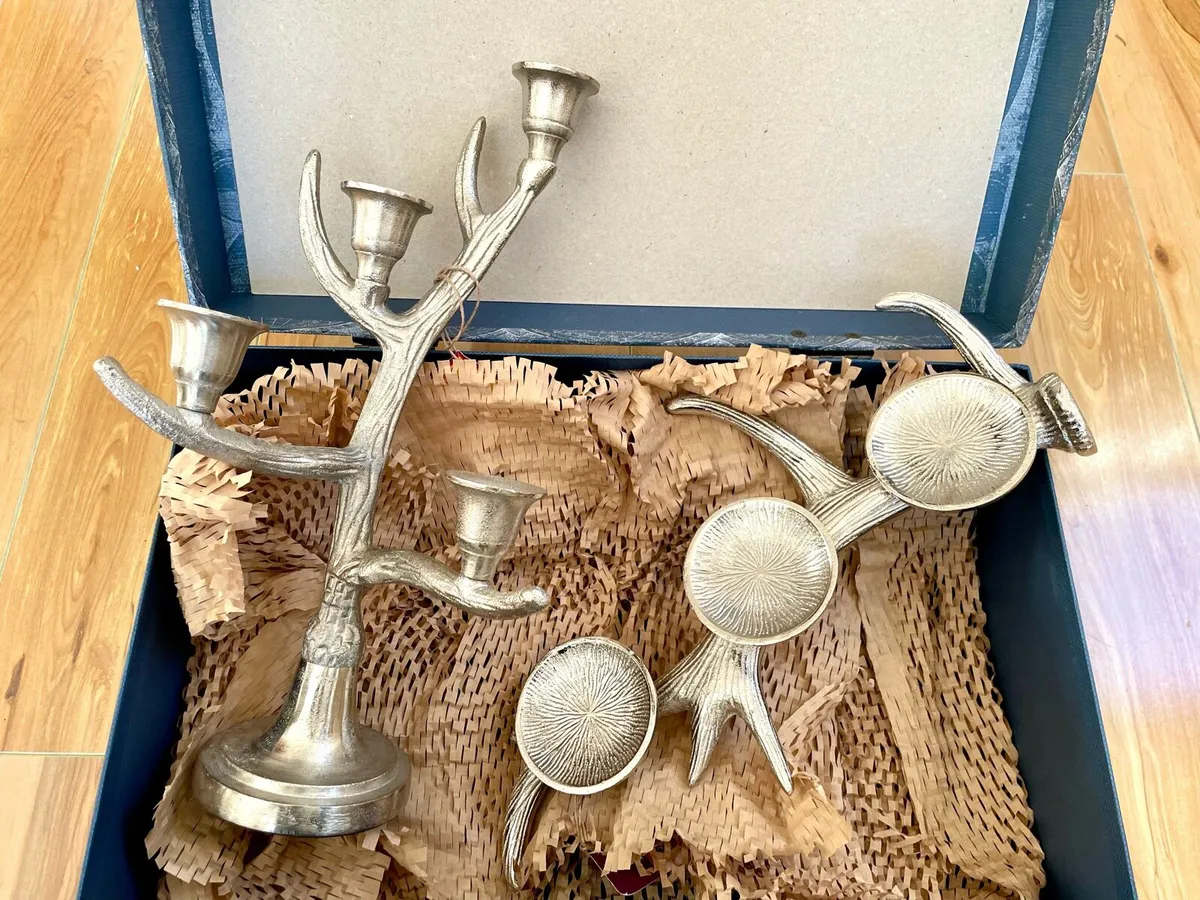 Antler Candler Holder + Votive Holder - Image 2