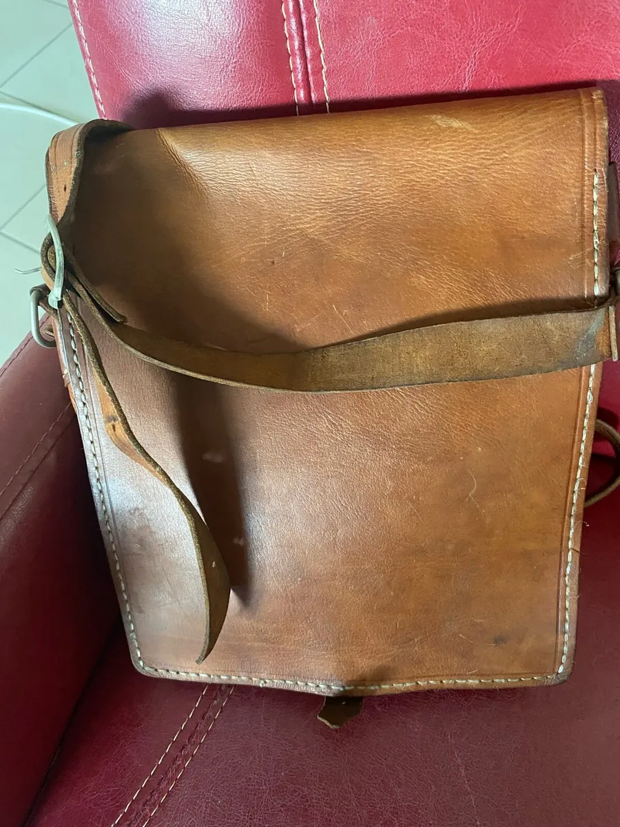 Vintage Leather Satchel - Image 2