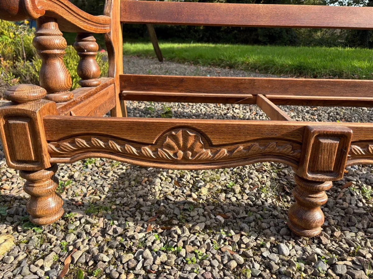 Vintage Belgian Oak Sofa, Velda Epoque Line - Image 2