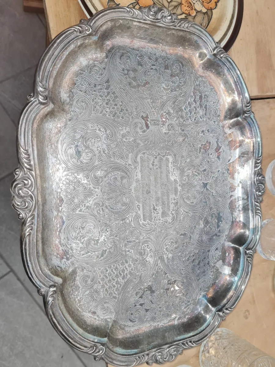 Silver plated trays - Image 2
