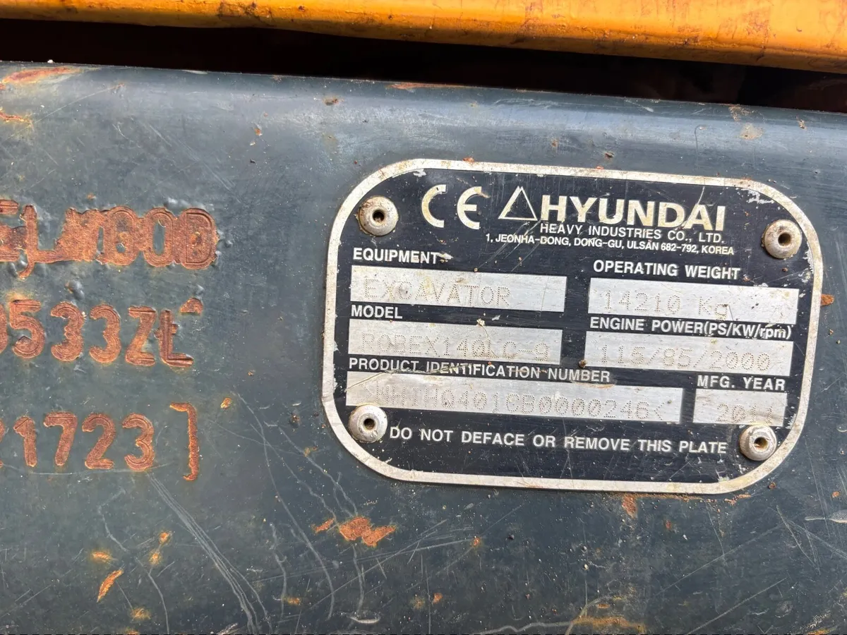 2011,Hyundai R140-9 - Image 2