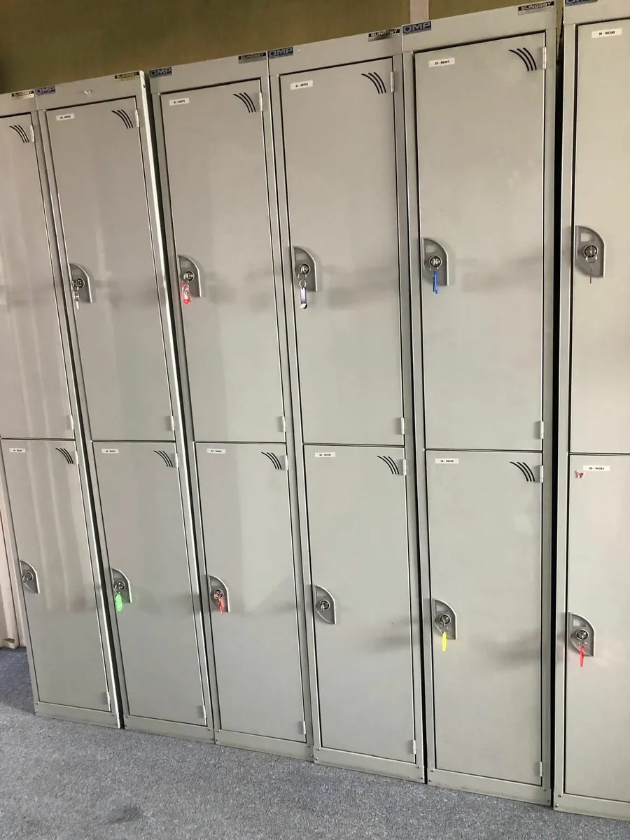 Preowned QMP 2 Compartment Lockers - £80+VAT