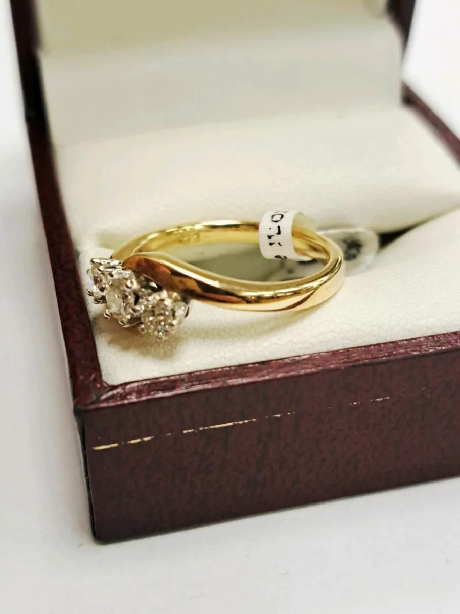 18K Gold Diamond Ring 18CT - Image 4