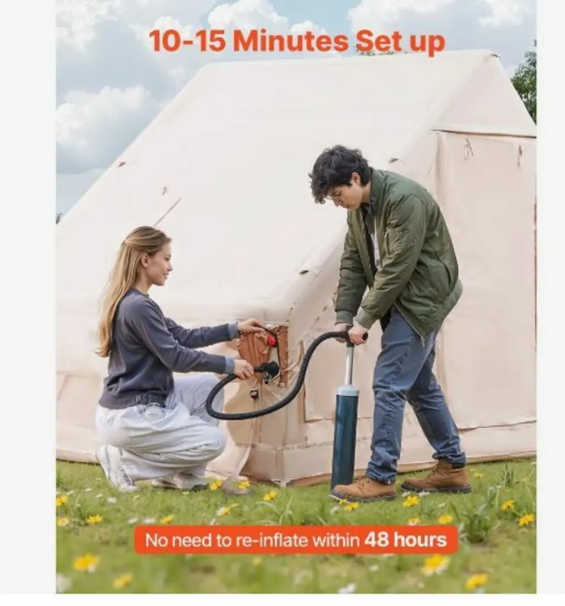 Inflatable Tents for Camping, 3-5 Person - Image 3