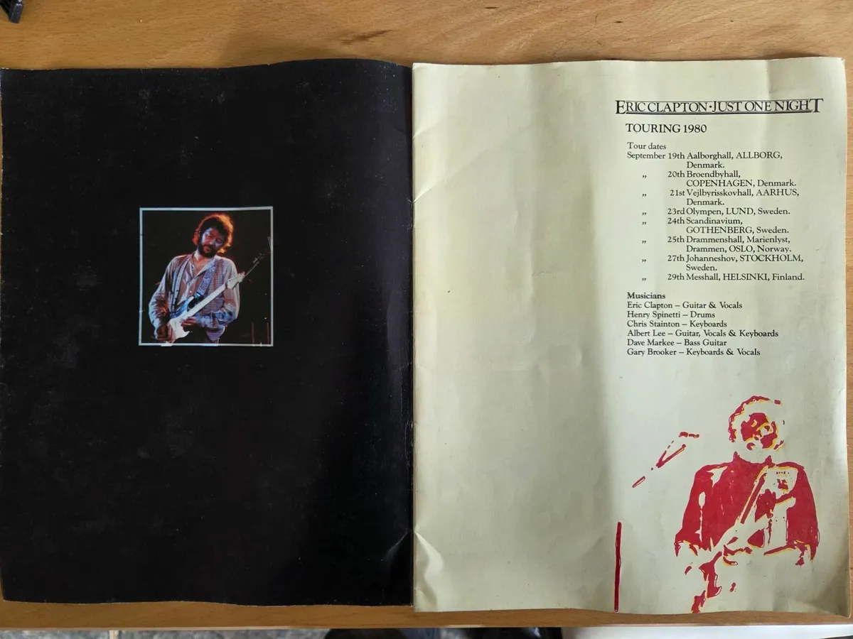 Eric Clapton 1980 Programme - Image 3